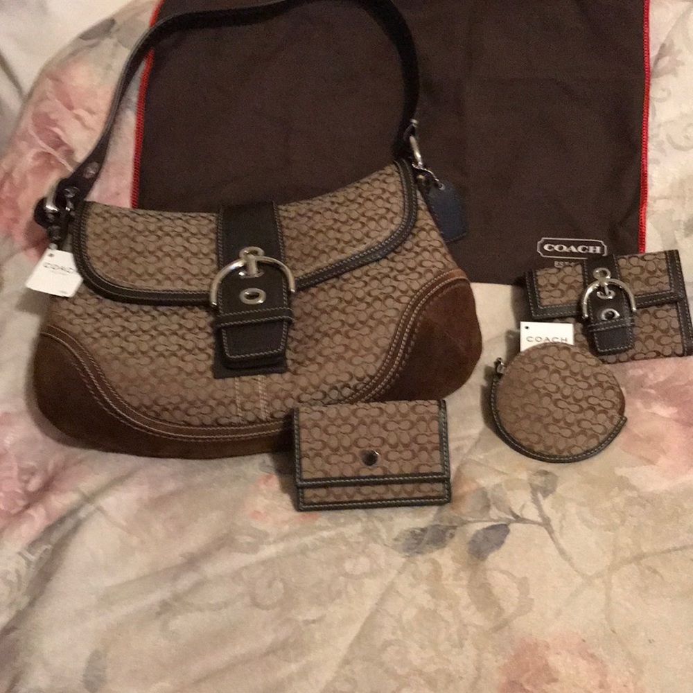 Coach Bag, wallet, coin purse and card case